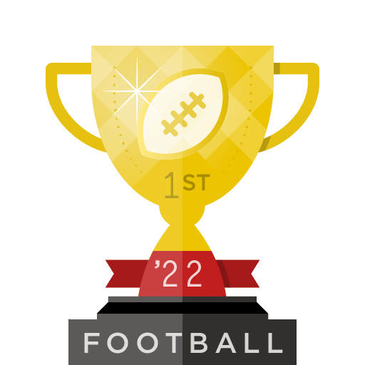 Yahoo Fantasy Football 2022 first-place trophy